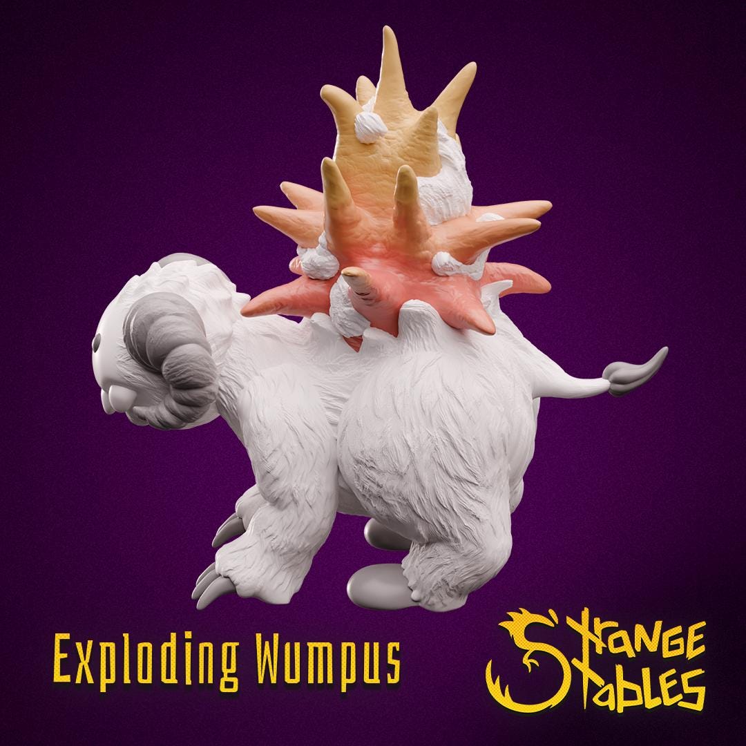 Exploding Wumpus - Strange Stables | 28mm and 32mm | Wargaming | DnD | Tabletop Roleplaying