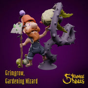 Grimgrow, Gardening Wizard - Strange Stables | 28mm and 32mm | Wargaming | DnD | Tabletop Roleplaying