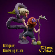 Grimgrow, Gardening Wizard - Strange Stables | 28mm and 32mm | Wargaming | DnD | Tabletop Roleplaying