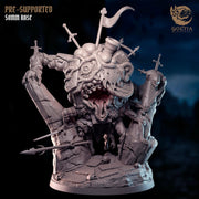 Chapel of Ghouls. Undead Experiments Adventure - Goetia Miniatures | 28mm and 32mm | Wargaming | DnD | Tabletop Roleplaying