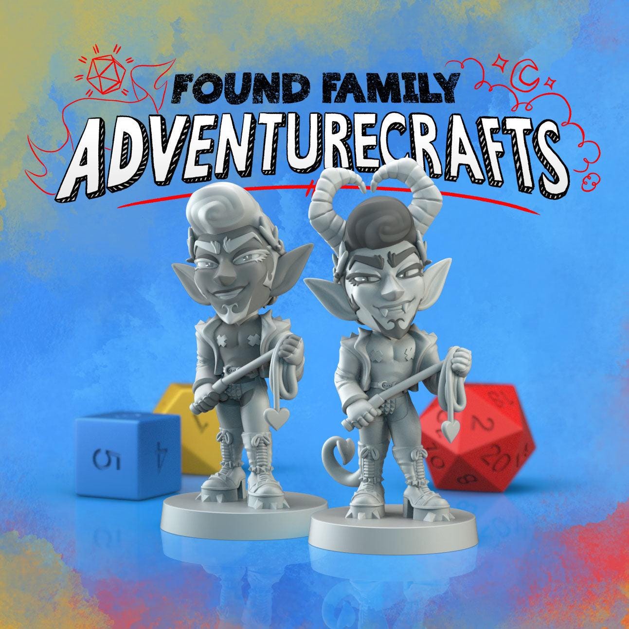 Drag King of Hearts - Found Family Adventurecrafts | 28mm and 32mm | Wargaming | DnD | Tabletop Roleplaying