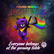 Pride Kobold - Found Family Adventurecrafts | 28mm and 32mm | Wargaming | DnD | Tabletop Roleplaying