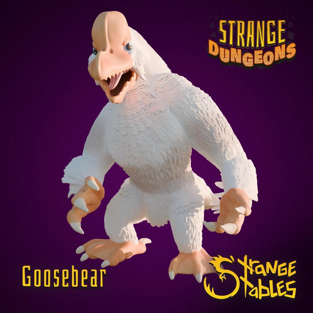 Goosebear - Strange Stables | 28mm and 32mm | Wargaming | DnD | Tabletop Roleplaying