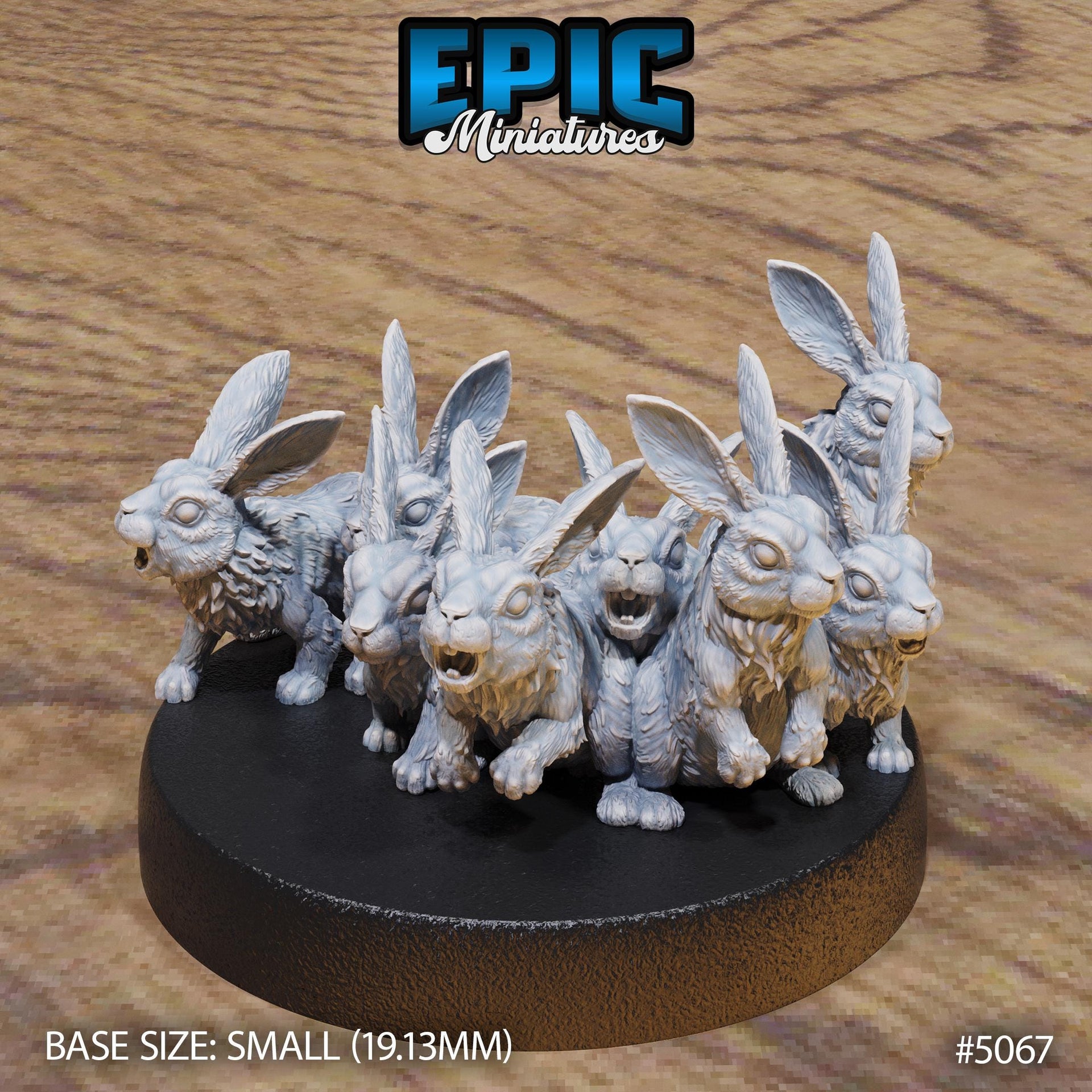 Rabbit Swarm - Epic Miniatures | 28mm and 32mm | Wargaming | DnD | Tabletop Roleplaying