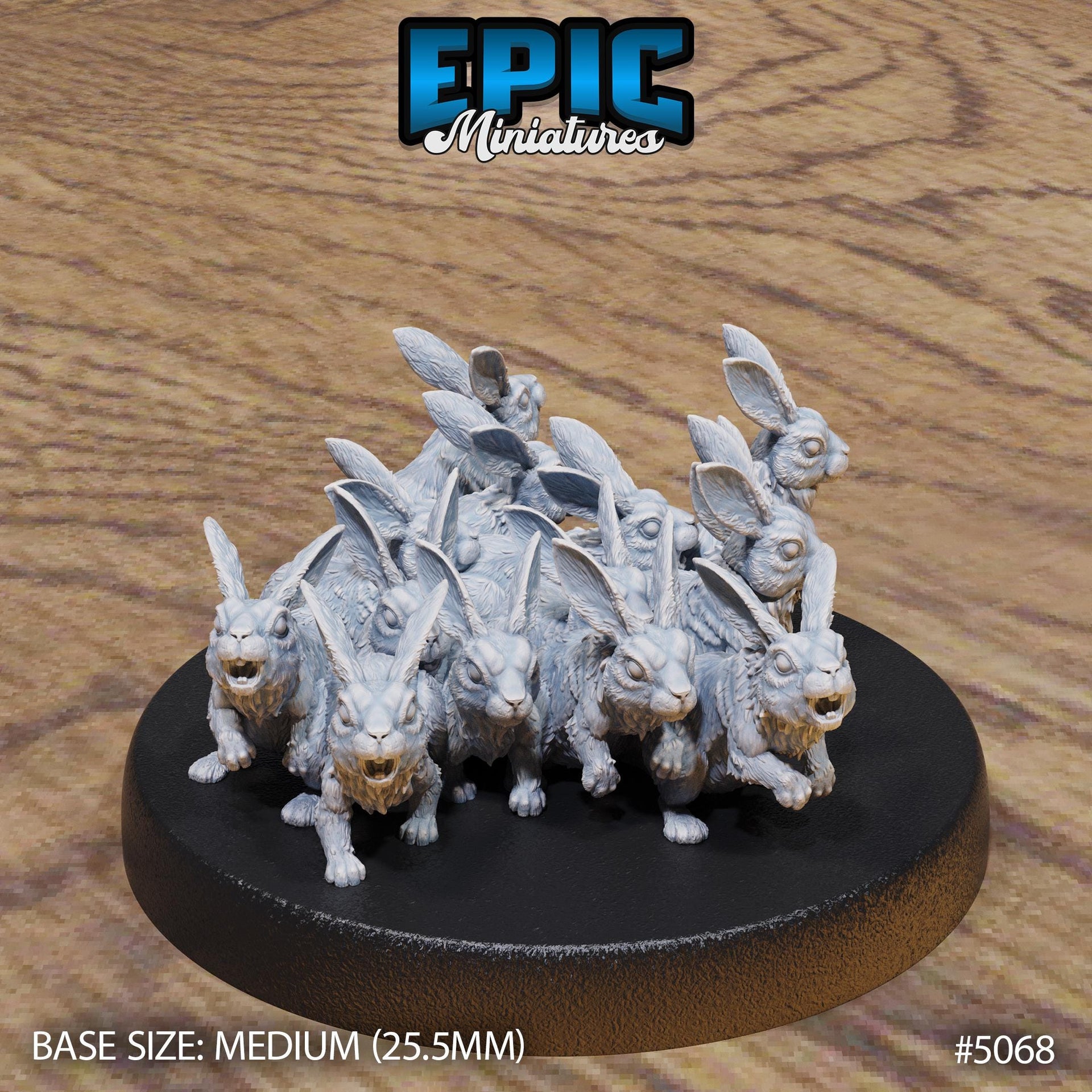 Rabbit Swarm - Epic Miniatures | 28mm and 32mm | Wargaming | DnD | Tabletop Roleplaying