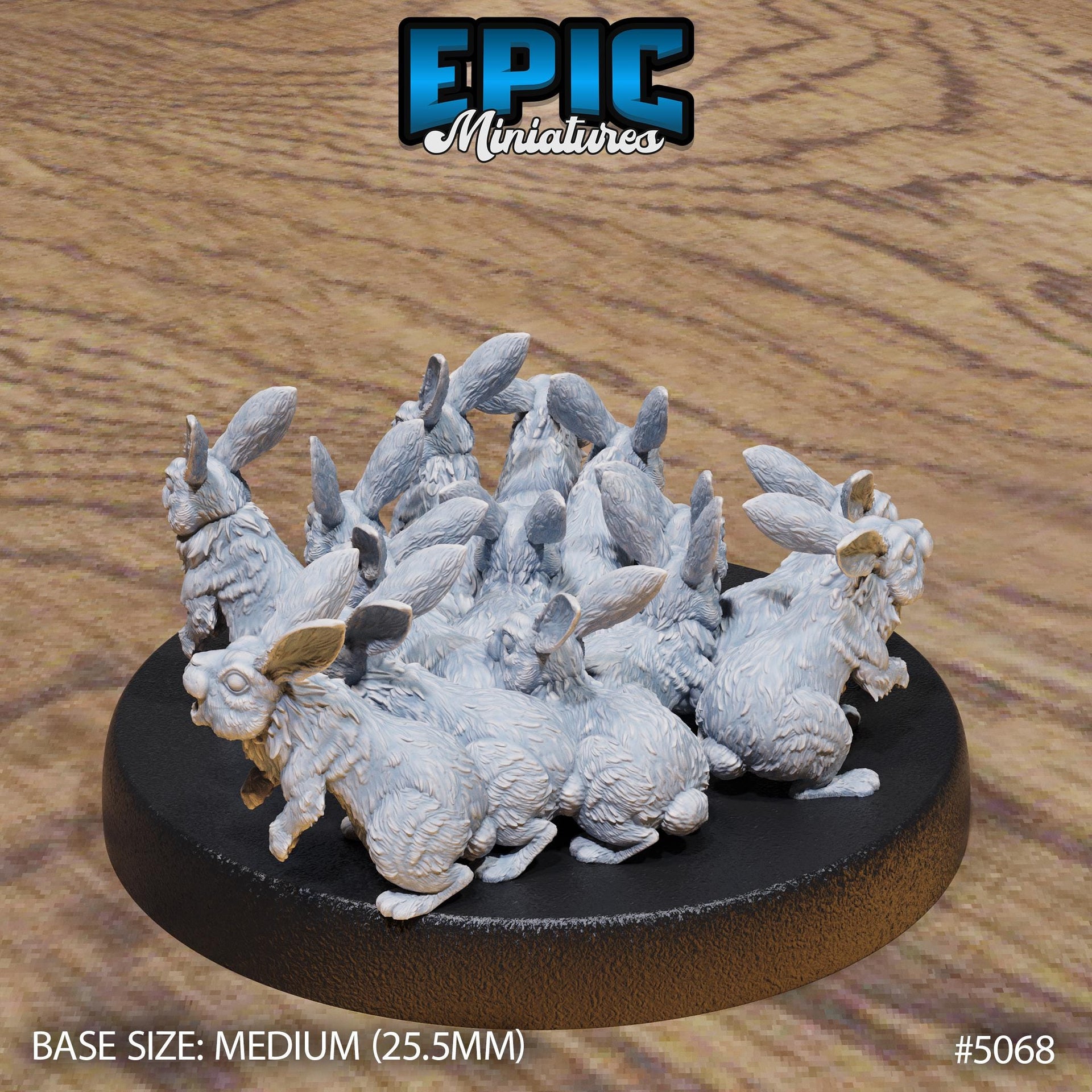 Rabbit Swarm - Epic Miniatures | 28mm and 32mm | Wargaming | DnD | Tabletop Roleplaying