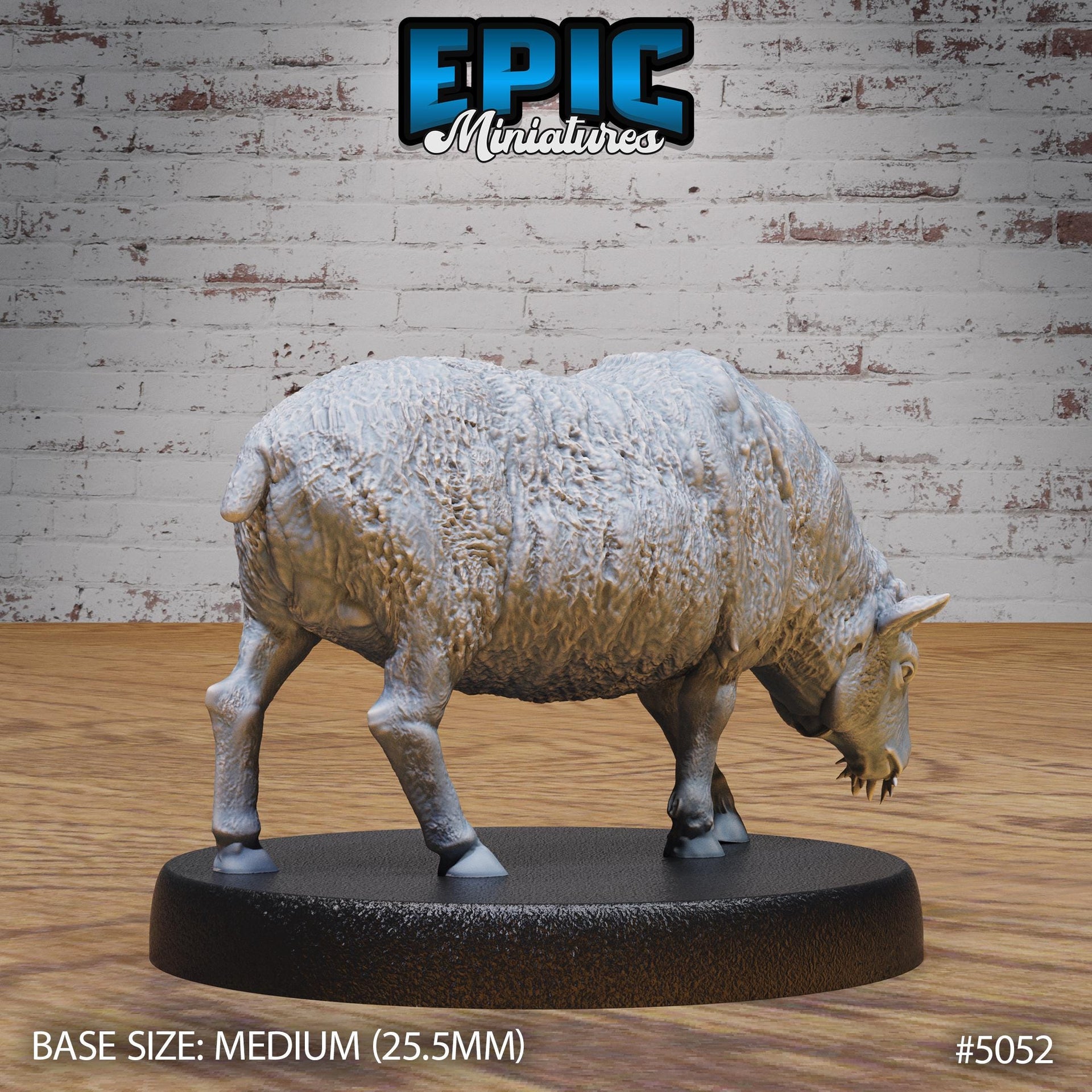 Sheep - Epic Miniatures | 28mm and 32mm | Wargaming | DnD | Tabletop Roleplaying