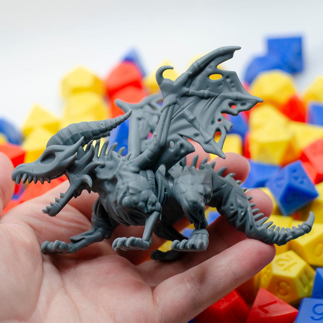 Draco Lich, Undead Skeletal Dragon - Found Family Adventurecrafts | 28mm and 32mm | Wargaming | DnD | Tabletop Roleplaying