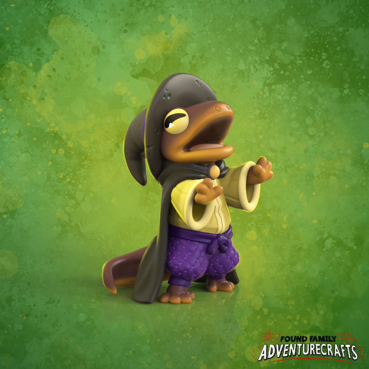 newt wizard - Found Family Adventurecrafts | 28mm and 32mm | Wargaming | DnD | Tabletop Roleplaying