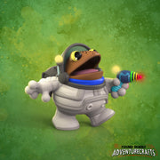astro toad, Frog Astronaut- Found Family Adventurecrafts | 28mm and 32mm | Wargaming | DnD | Tabletop Roleplaying