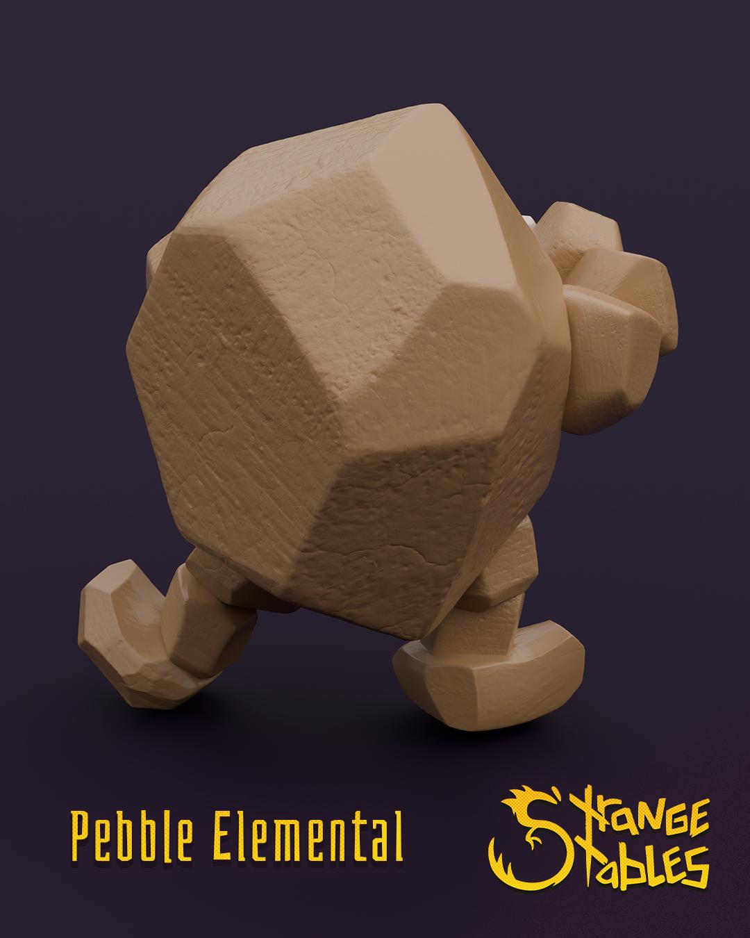 Pebble Elemental - Strange Stables | 28mm and 32mm | Wargaming | DnD | Tabletop Roleplaying
