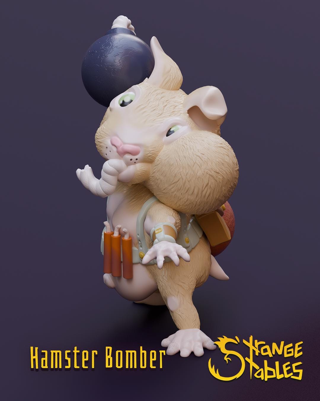 Hamster Bomber - Strange Stables | 28mm and 32mm | Wargaming | DnD | Tabletop Roleplaying