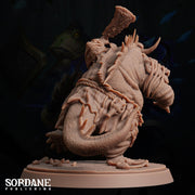 The Devourer, crocodilefolk Cook - Sordane Publishing | 28mm and 32mm | Wargaming | DnD | Tabletop Roleplaying