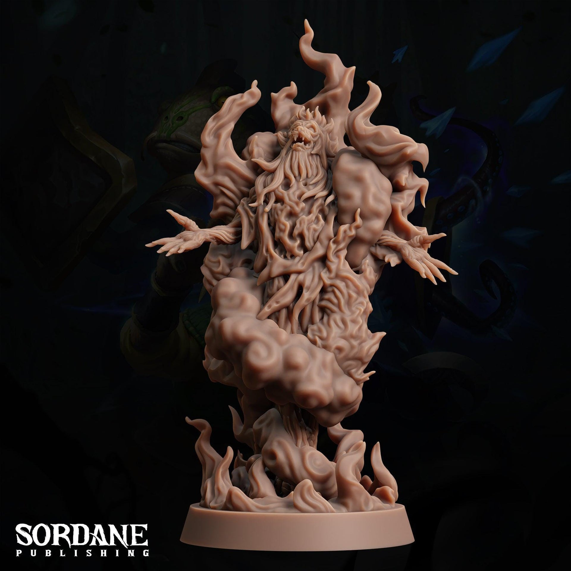 The Grimlord, Catfolk Lich- Sordane Publishing | 28mm and 32mm | Wargaming | DnD | Tabletop Roleplaying