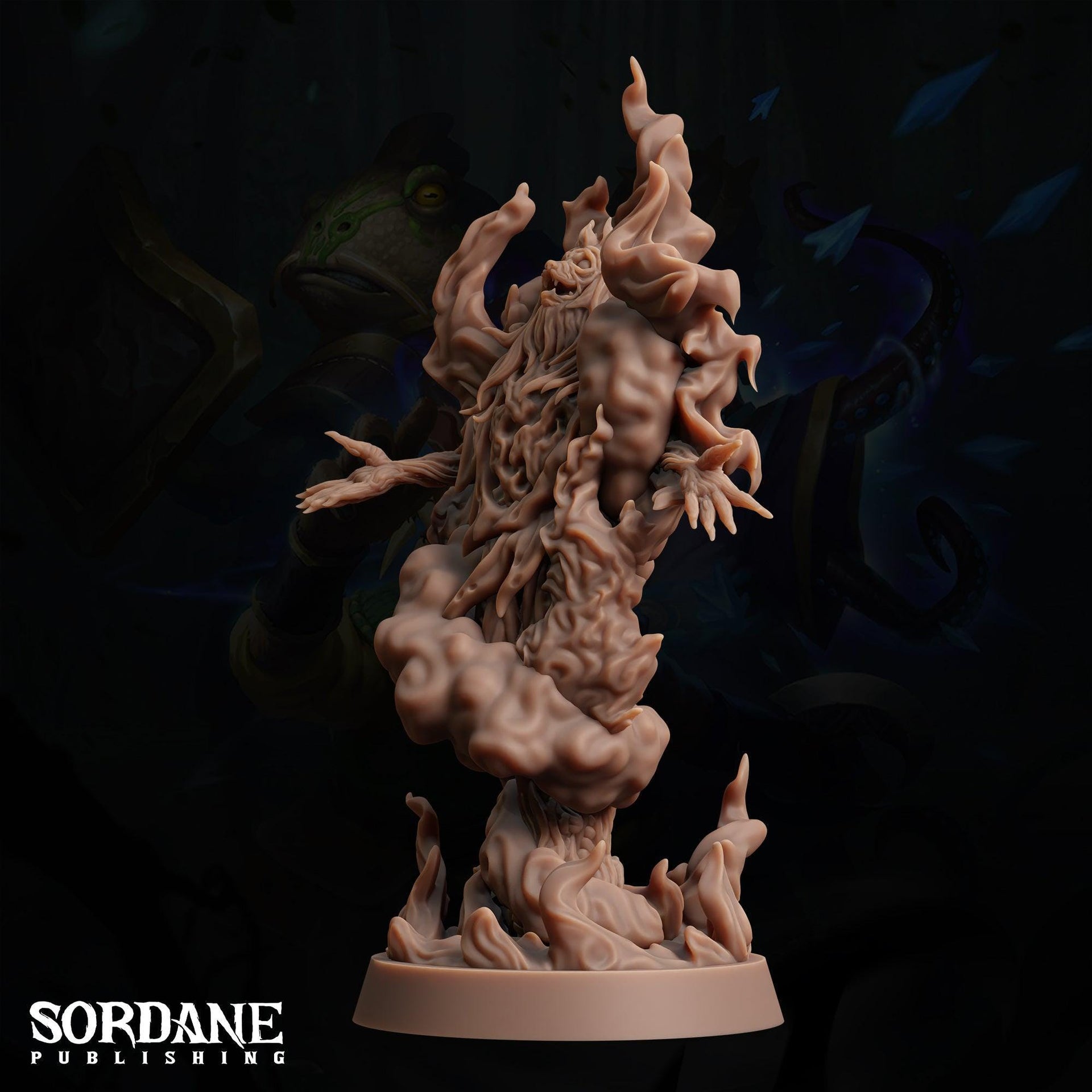 The Grimlord, Catfolk Lich- Sordane Publishing | 28mm and 32mm | Wargaming | DnD | Tabletop Roleplaying