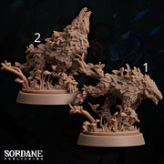 Vinewolf, Plant Elemental Wolf - Sordane Publishing | 28mm and 32mm | Wargaming | DnD | Tabletop Roleplaying