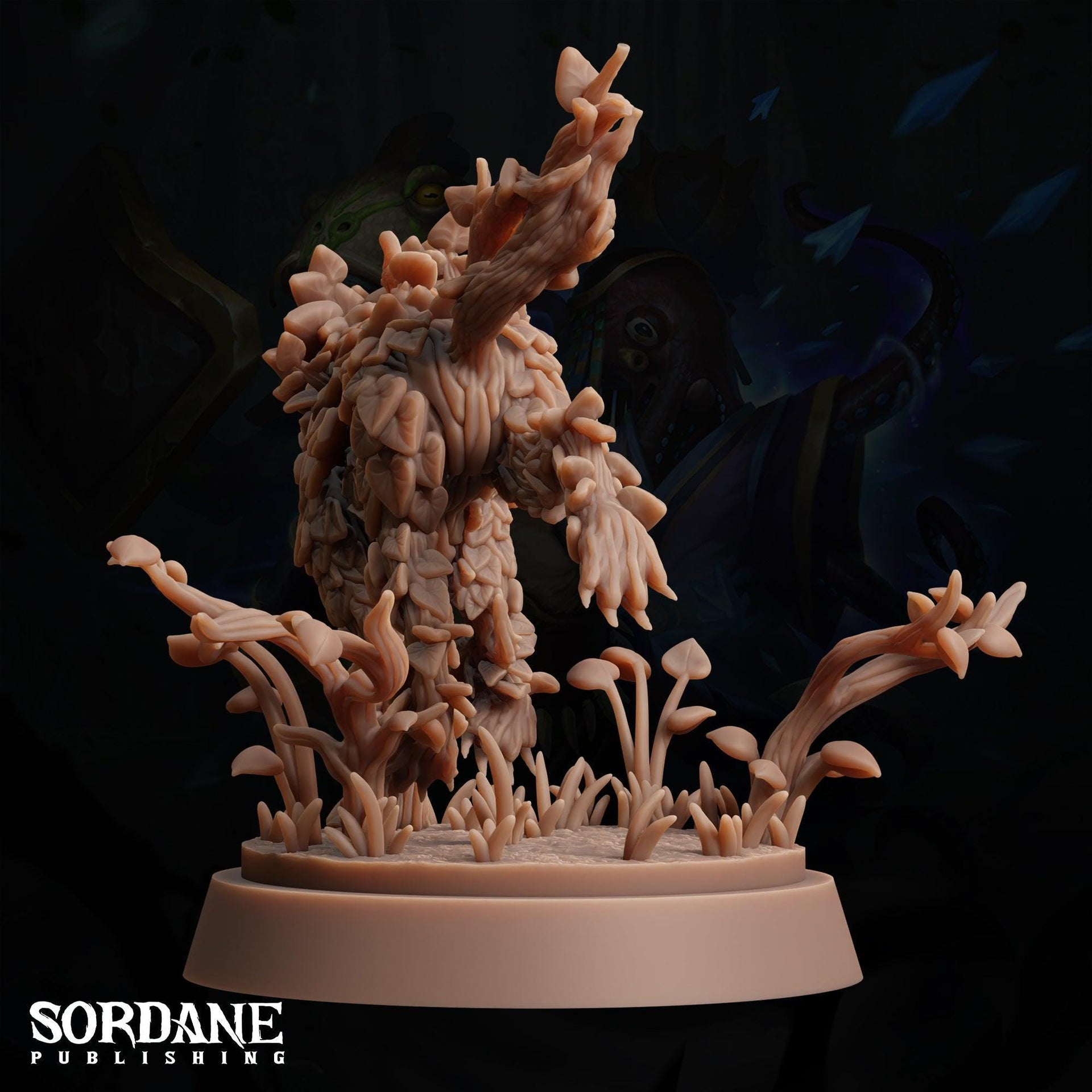 Vinewolf, Plant Elemental Wolf - Sordane Publishing | 28mm and 32mm | Wargaming | DnD | Tabletop Roleplaying