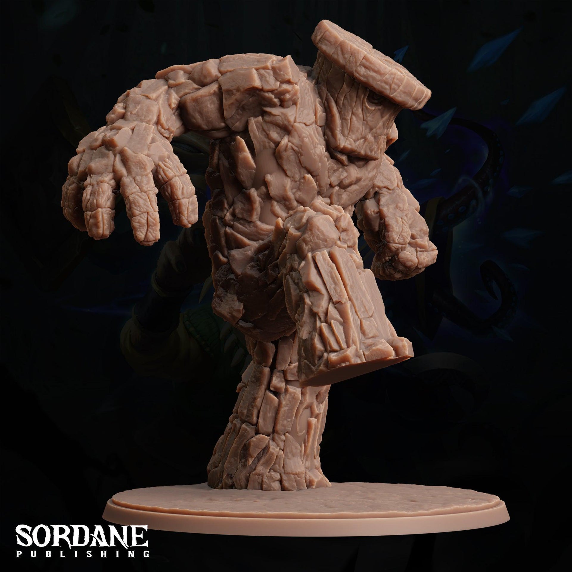 Bouldering, Giant Earth Elemental - Sordane Publishing | 28mm and 32mm | Wargaming | DnD | Tabletop Roleplaying