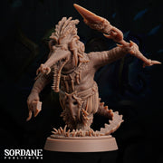 Maka Warriors, crocodilefolk Fighter - Sordane Publishing | 28mm and 32mm | Wargaming | DnD | Tabletop Roleplaying