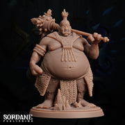 Belu Bloodthirsty, Tribal Ogre - Sordane Publishing | 28mm and 32mm | Wargaming | DnD | Tabletop Roleplaying