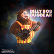 Billy bob bugbear, animatronic bard - Found Family Adventurecrafts | 28mm and 32mm | Wargaming | DnD | Tabletop Roleplaying