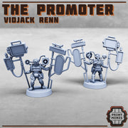 Vidjack Renn, Promoter- Print Minis | 28mm and 32mm | Wargaming | DnD | Tabletop Roleplaying