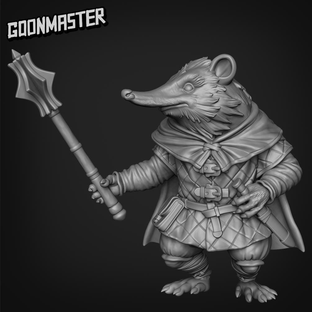Combat Shrew - Goonmaster | 28mm and 32mm | Wargaming | DnD | Tabletop Roleplaying