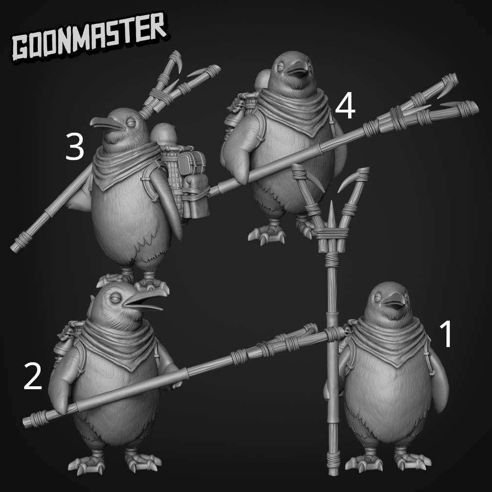 Penguin Adventurer - Goonmaster | 28mm and 32mm | Wargaming | DnD | Tabletop Roleplaying