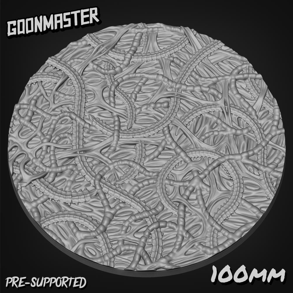 Fleshy Organic Bases - Goonmaster | 28mm and 32mm | Wargaming | DnD | Tabletop Roleplaying