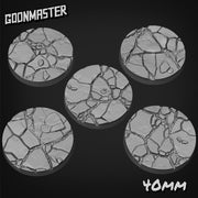 Rubble Bases - Goonmaster | 28mm and 32mm | Wargaming | DnD | Tabletop Roleplaying