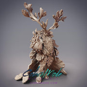 Ciorcal Druid Torramhan, Satyr Druid - CobraMode | 28mm and 32mm | Wargaming | DnD | Tabletop Roleplaying