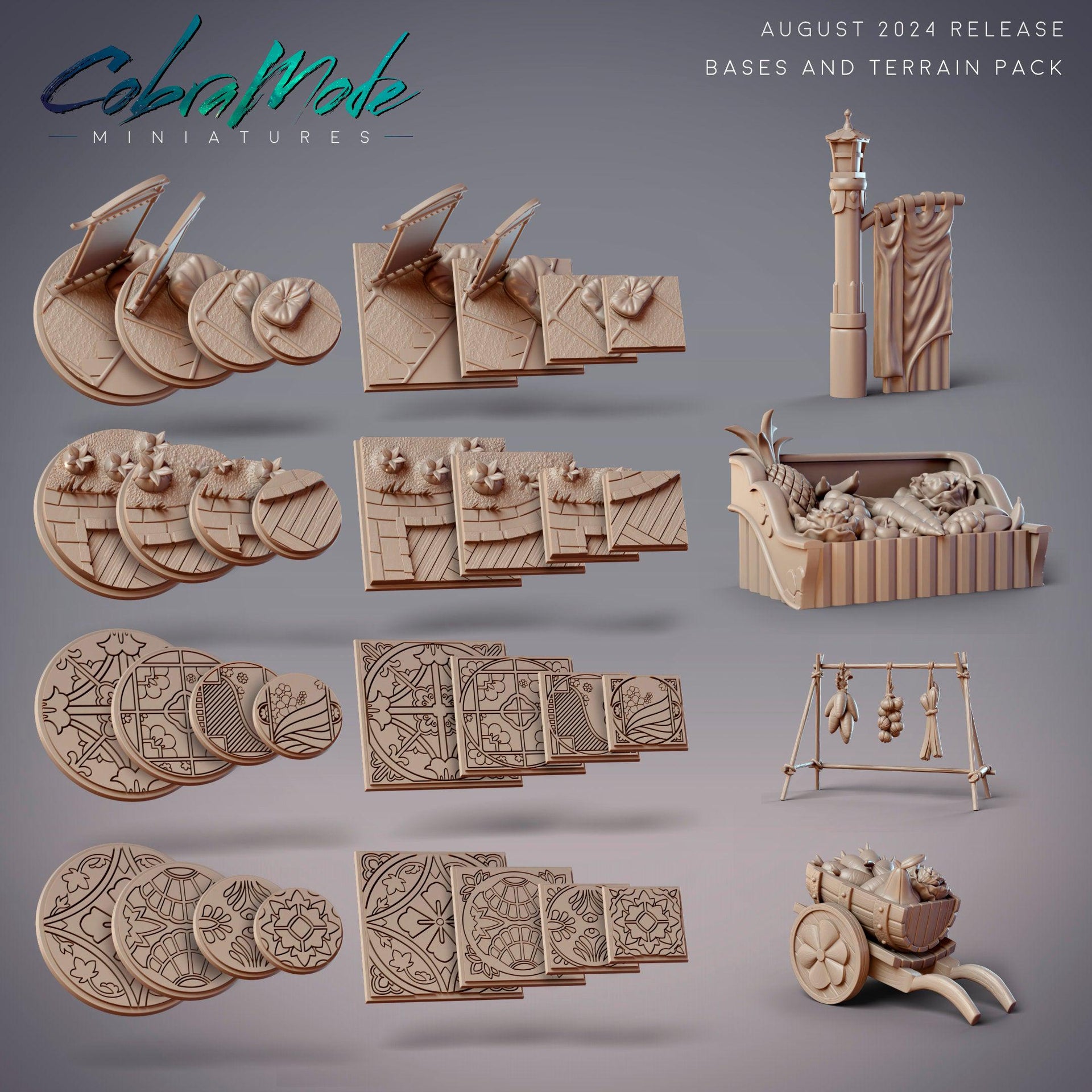 Plantform Nature Spirits, Root Vegetable Monsters - CobraMode | 28mm and 32mm | Wargaming | DnD | Tabletop Roleplaying