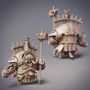 Goksagu Metallurgist Lokcha, Armored Blacksmith - CobraMode | 28mm and 32mm | Wargaming | DnD | Tabletop Roleplaying