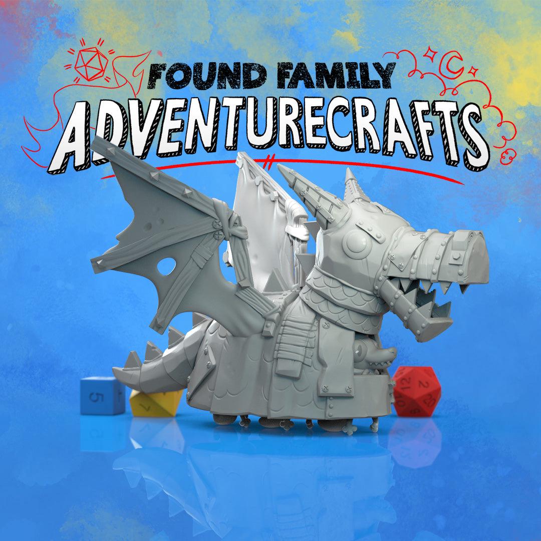 Ingenious Dragon Disguise with 3 Kobold Ambushers! - Found Family Adventurecrafts | 28mm and 32mm | Wargaming | DnD | Tabletop Roleplaying