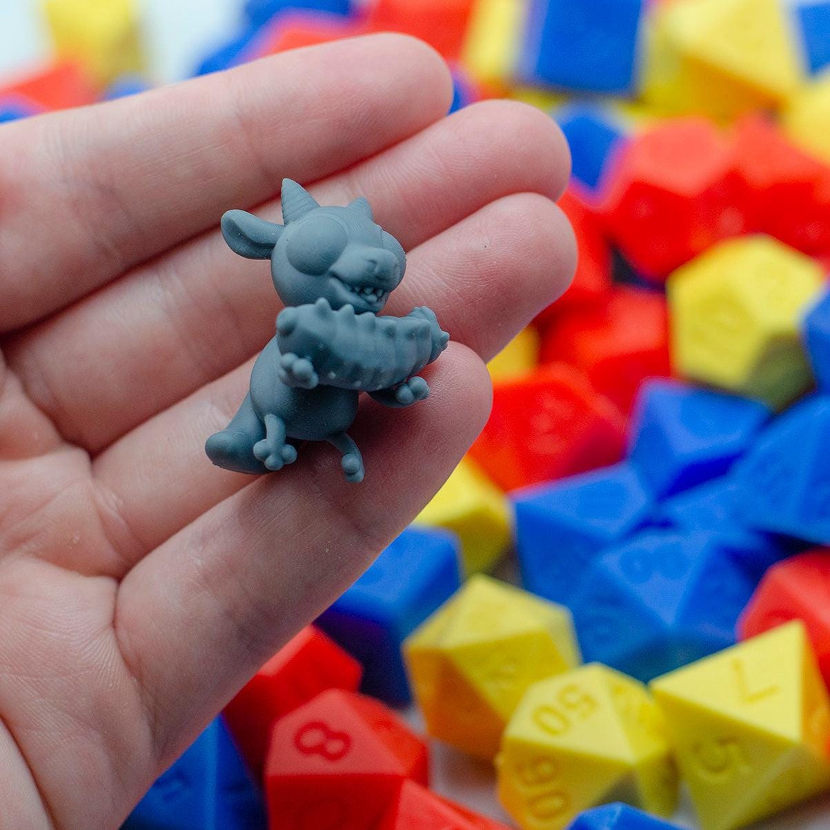 Grabby Kobold eating a big bug! - Found Family Adventurecrafts | 28mm and 32mm | Wargaming | DnD | Tabletop Roleplaying