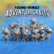 Kobold Enchanter - Found Family Adventurecrafts | 28mm and 32mm | Wargaming | DnD | Tabletop Roleplaying