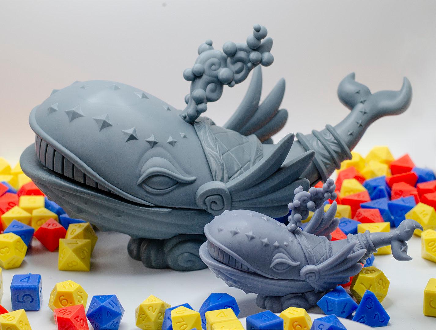 Astral Space Whale, Giant Hollow Whale - Found Family Adventurecrafts | 28mm and 32mm | Wargaming | DnD | Tabletop Roleplaying