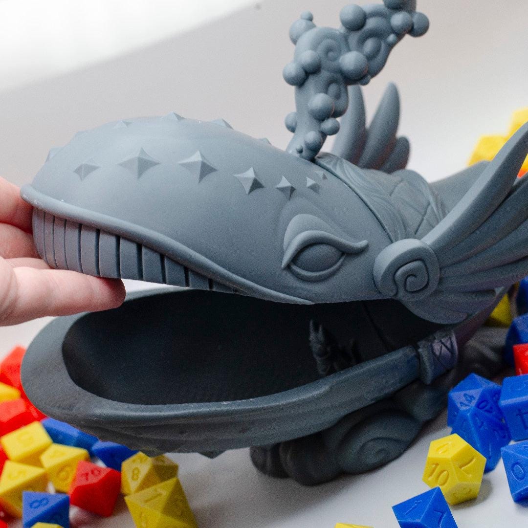 Astral Space Whale, Giant Hollow Whale - Found Family Adventurecrafts | 28mm and 32mm | Wargaming | DnD | Tabletop Roleplaying