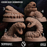 Churn Maw Burrower - Sordane Publishing | 28mm and 32mm | Wargaming | DnD | Tabletop Roleplaying