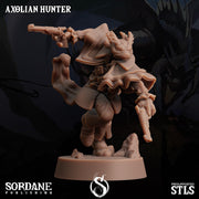 Axolian Hunter, Axolotl Folk Rogue - Sordane Publishing | 28mm and 32mm | Wargaming | DnD | Tabletop Roleplaying
