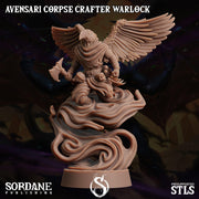 Avensari Corpse Crafter Warlock - Sordane Publishing | 28mm and 32mm | Wargaming | DnD | Tabletop Roleplaying
