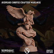 Avensari Corpse Crafter Warlock - Sordane Publishing | 28mm and 32mm | Wargaming | DnD | Tabletop Roleplaying