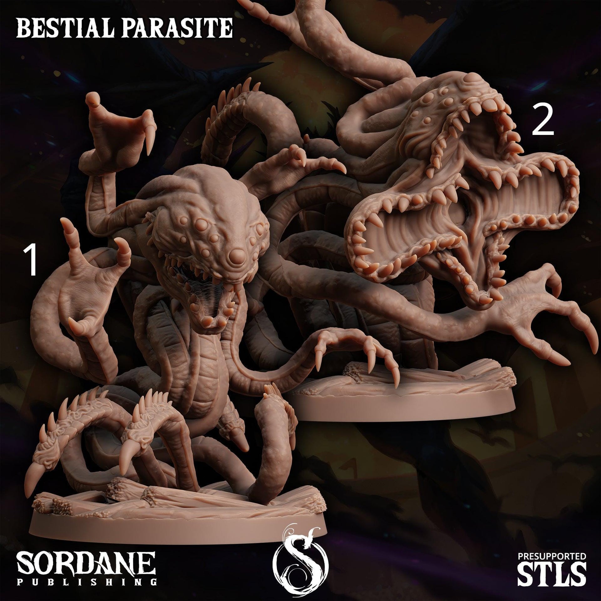 Bestial Parasite, Eldritch Horror - Sordane Publishing | 28mm and 32mm | Wargaming | DnD | Tabletop Roleplaying