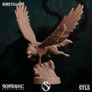 Diretalon, Winged Wolf - Sordane Publishing | 28mm and 32mm | Wargaming | DnD | Tabletop Roleplaying