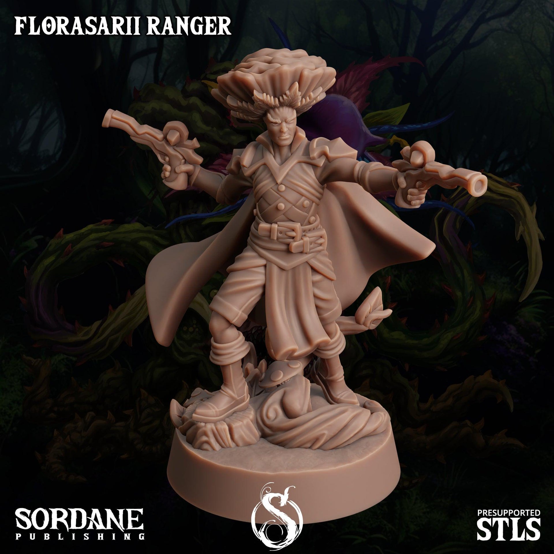 Florasarii Ranger, Flower folk Archer - Sordane Publishing | 28mm and 32mm | Wargaming | DnD | Tabletop Roleplaying