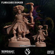 Florasarii Ranger, Flower folk Archer - Sordane Publishing | 28mm and 32mm | Wargaming | DnD | Tabletop Roleplaying