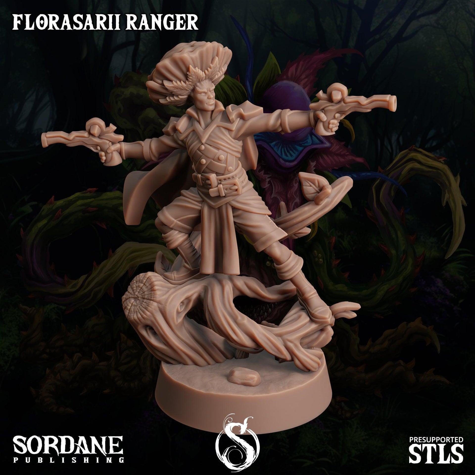 Florasarii Ranger, Flower folk Archer - Sordane Publishing | 28mm and 32mm | Wargaming | DnD | Tabletop Roleplaying