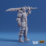 Earth Elemdar Fighter - Sordane Publishing | 28mm and 32mm | Wargaming | DnD | Tabletop Roleplaying