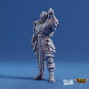 Earth Elemdar Fighter - Sordane Publishing | 28mm and 32mm | Wargaming | DnD | Tabletop Roleplaying