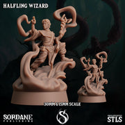Halfling Wizard - Sordane Publishing | 28mm and 32mm | Wargaming | DnD | Tabletop Roleplaying